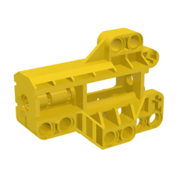 Technic, Pin Connector Block 7 x 3 - Yellow Technic, Pin Connector Block 7 x 3 - Yellow