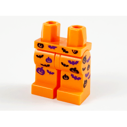 Hips and Legs with Purple and Black Bats and Pumpkins Pattern (BAM) Hips and Legs with Purple and Black Bats and Pumpkins Pattern (BAM)