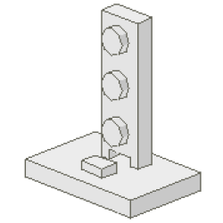 Bracket 2 x 3 - 1 x 3 (Train Signal Stand)