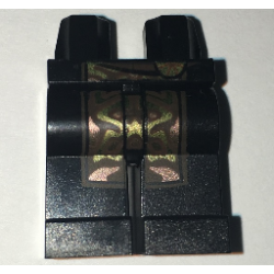 Hips and Legs with SW Jedi Robe with Ornate Gold and Copper Pattern