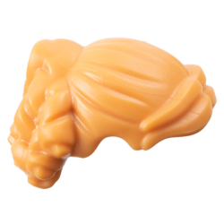 Mini Doll, Hair Female Mid Length, Bangs Part in Middle, Ringlets and Hole for Pin in Back - Nougat