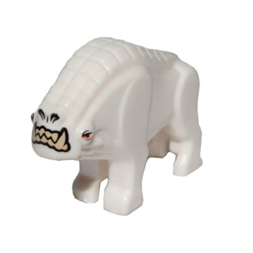 Деталь LEGO 36032pb01 Corellian Hound with Tan Teeth and Orange Eyes Pattern - Star Wars