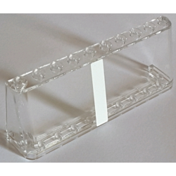 Windscreen 2 x 10 x 3 with White Vertical Stripe Pattern Model Left Side (Sticker) - Set 75144 Windscreen 2 x 10 x 3 with White Vertical Stripe Pattern Model Left Side (Sticker) - Set 75144