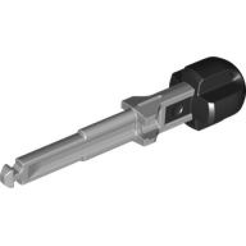 Деталь LEGO 46537pb01 Projectile Arrow, Solid Shaft with Molded Flexible Rubber Black Cross Shaped End Pattern