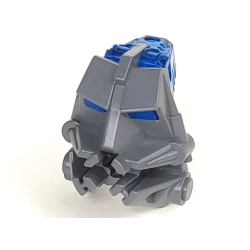Bionicle Head Connector Block 3 x 4 x 1 2/3 with Trans-Dark Blue Eye / Brain Stalk (32553 / 32554)