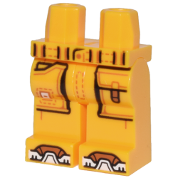 Hips and Legs with Racing Suit, Large Pockets, Dark Orange Stitching and Belt Loops, and White Shoe Tips Pattern Hips and Legs with Racing Suit, Large Pockets, Dark Orange Stitching and Belt Loops, and White Shoe Tips Pattern