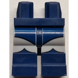 Hips and Light Bluish Gray Legs with Molded Dark Blue Lower Legs / Boots and Printed Leotard and Scalloped Boot Tops Pattern Hips and Light Bluish Gray Legs with Molded Dark Blue Lower Legs / Boots and Printed Leotard and Scalloped Boot Tops Pattern