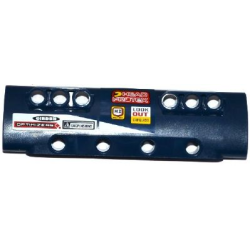 Technic, Panel Curved 11 x 3 with 10 Pin Holes through Panel Surface with White Stripe and Sponsor Logos Pattern Left (Stickers) - Set 42033