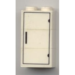Stickered Assembly 2 x 2 x 3 with Refrigerator Pattern (Sticker) - Set 6365 - 3 Brick 2 x 2