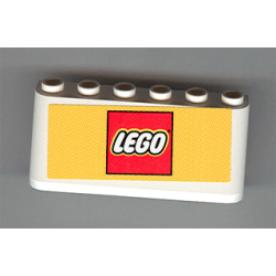 Windscreen 2 x 6 x 2 with LEGO Logo on Yellow Background Pattern (Sticker) - Sets 3409-1 / 3420-1 / 3420-2 / 3420-4 / 3425-1 Windscreen 2 x 6 x 2 with LEGO Logo on Yellow Background Pattern (Sticker) - Sets 3409-1 / 3420-1 / 3420-2 / 3420-4 / 3425-1