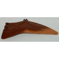 Dinosaur Wing Pteranodon - Right with Marbled Medium Nougat Edge Pattern Dinosaur Wing Pteranodon - Right with Marbled Medium Nougat Edge Pattern