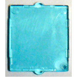 Glass for Window 1 x 2 x 2 Flat Front - Trans-Light Blue Glass for Window 1 x 2 x 2 Flat Front - Trans-Light Blue