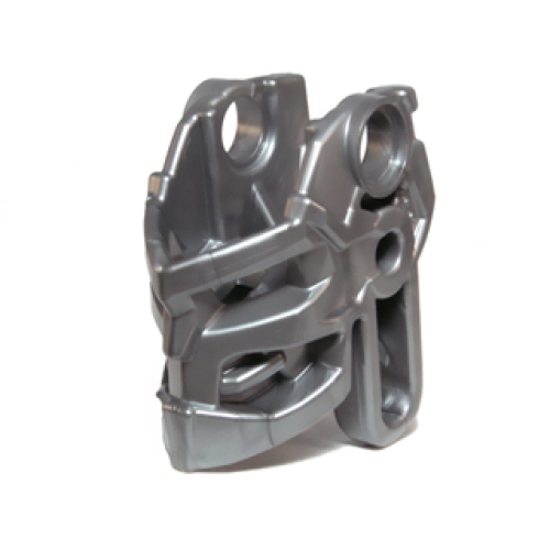 Деталь LEGO 19049 Bionicle Head Connector Block (Toa Okoto) - Trans-Neon Green