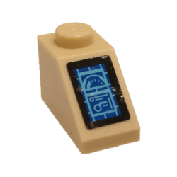 Slope 45 2 x 1 with Gauge and Dashboard on Screen Pattern (Sticker) - Set 76081 Slope 45 2 x 1 with Gauge and Dashboard on Screen Pattern (Sticker) - Set 76081