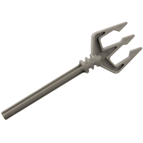 Деталь LEGO 40339 Bionicle Weapon Long Axle Trident - Dark Gray