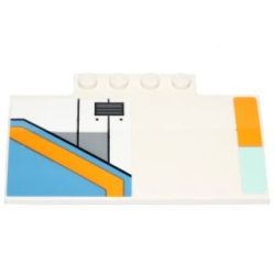 Slope, Curved 5 x 8 x 2/3 with 4 Studs with SW The Phantom Pattern Model Right Side (Stickers) - Set 75170 Slope, Curved 5 x 8 x 2/3 with 4 Studs with SW The Phantom Pattern Model Right Side (Stickers) - Set 75170