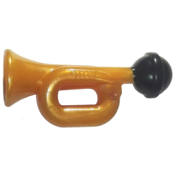 Minifigure, Utensil Musical Instrument, Horn with Black Bulb Pattern