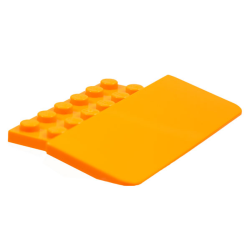 Slope 15 5 x 8 x 2/3 with 12 Recessed Studs - Orange