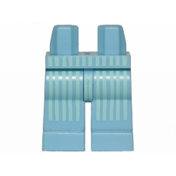 Hips and Legs with Vertical Light Aqua Stripes Pattern Hips and Legs with Vertical Light Aqua Stripes Pattern