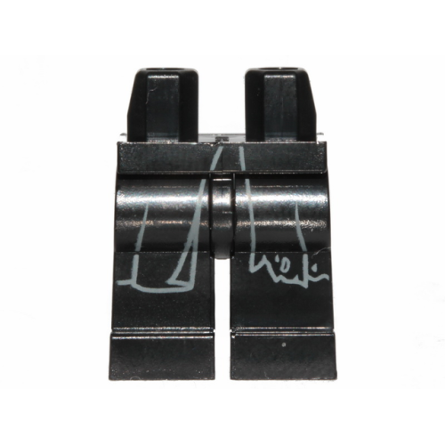 Деталь LEGO 970c00pb0945 Hips and Legs with SW Kylo Ren Tattered Robe Pattern