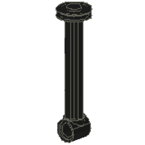 Деталь LEGO 32183c01 Technic, Shock Absorber 10L Damped, Piston Rod with Gasket Assembly