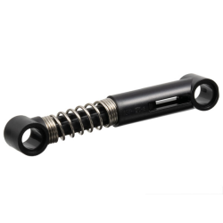 Technic, Shock Absorber 6.5L with Black Piston Rod - Hard Spring, Tight Coils at Ends - Black