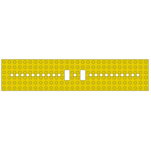 Деталь LEGO 4093 Train Base 6 x 28 (Undetermined Type) - Light Gray
