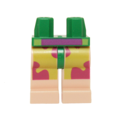 Hips and Light Nougat Legs with Purple Flowers on Lime Shorts Pattern (SpongeBob SquarePants Patrick) Hips and Light Nougat Legs with Purple Flowers on Lime Shorts Pattern (SpongeBob SquarePants Patrick)