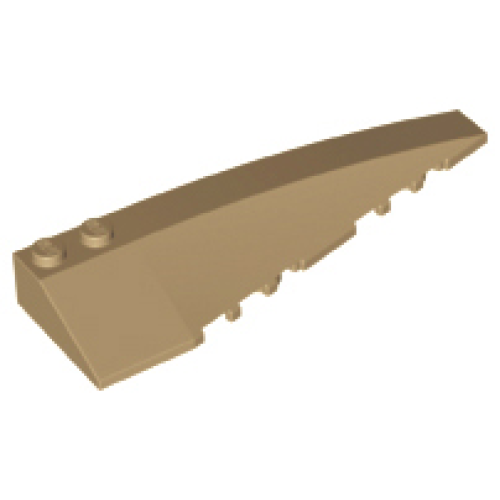 Деталь LEGO 50956 Wedge 10 x 3 Right - Dark Tan