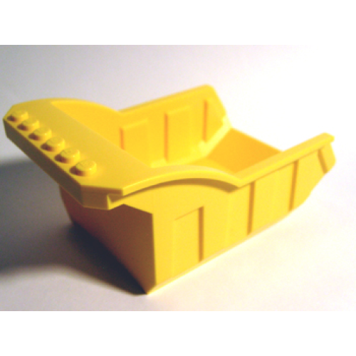 Деталь LEGO 90109 Vehicle, Tipper Bed 12 x 8 x 5 with Studs on Front Top only