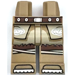 Hips and Legs with Reddish Brown Belt with Silver Buckle and Circles, Tan Tunic with Fur Hem and Celtic Knots, Knee Wrappings, Shoe Tips Pattern Hips and Legs with Reddish Brown Belt with Silver Buckle and Circles, Tan Tunic with Fur Hem and Celtic Knots, Knee Wrappings, Shoe Tips Pattern