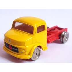 HO Scale, Mercedes Truck Semi-Tractor with Red Mercedes Logo and Chassis