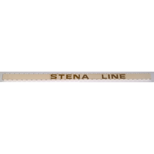 Деталь LEGO BA354pb01L Stickered Assembly 32 x 1 x 1 with 'STENA LINE' Pattern Model Left Side (Sticker) - Set 1548 - 2 Brick 1 x 16