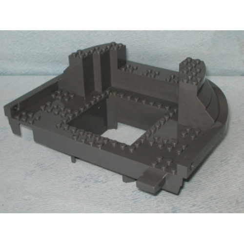 Деталь LEGO 47981 Boat, Hull Giant Bow / Stern 15 x 22, Top - Dark Bluish Gray