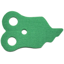 Minifigure Armor Pauldron Cloth, Tattered - Green