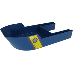 Boat, Hull Giant Bow 40 x 20 x 7, Base with '66' and Hammerhead Shark Head Pattern on Both Sides (Stickers) - Set 60266 Boat, Hull Giant Bow 40 x 20 x 7, Base with '66' and Hammerhead Shark Head Pattern on Both Sides (Stickers) - Set 60266