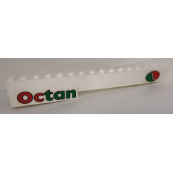 Stickered Assembly 16 x 2 x 2 with Octan Logo Pattern Model Right Side (Stickers) - Set 6594 - 1 Brick 1 x 16, 1 Brick 1 x 6, 1 Plate 1 x 8, 1 Plate 2 x 2 Corner