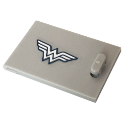Container, Cupboard 2 x 3 x 2 Door with Wonder Woman Logo Pattern (Sticker) - Set 41232