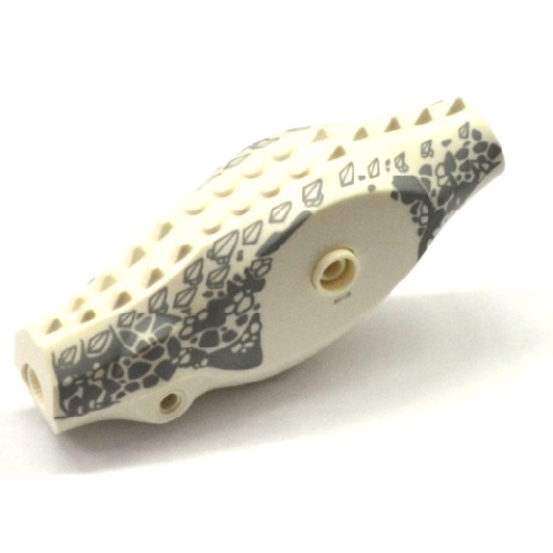 Деталь LEGO IRexBodyc01pb01 Dinosaur Body Indominus rex / Carnotaurus / Allosaurus with Dark Bluish Gray Scales Pattern