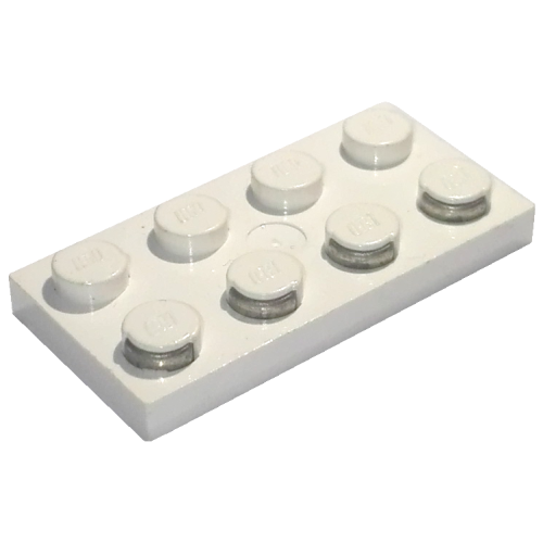 Деталь LEGO 4757c01 Electric Plate 2 x 4 with Contacts