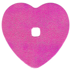 Clikits, Icon Accent Foil Heart 6 3/4 x 6 3/4 with Textured Iridescent Surface Clikits, Icon Accent Foil Heart 6 3/4 x 6 3/4 with Textured Iridescent Surface