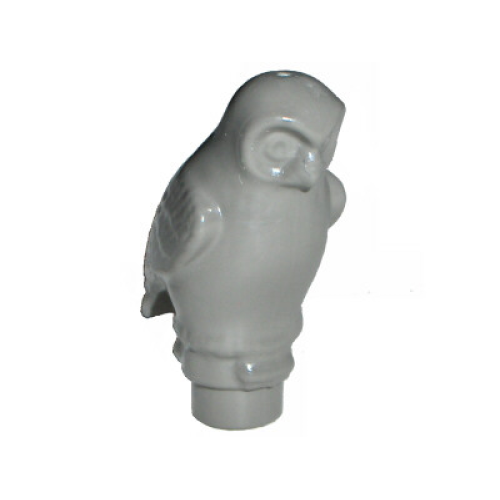 Деталь LEGO 40232 Owl, Rounded Features - Light Gray