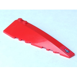 Wedge 10 x 3 Right with Silver Ring Latch Pattern (Sticker) - Set 8156