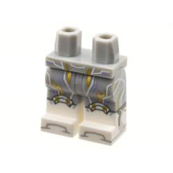 Hips and Legs with White Boots, Armor with White and Gold Detail Pattern Hips and Legs with White Boots, Armor with White and Gold Detail Pattern