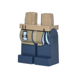 Hips and Dark Blue Legs with Dark Tan Robe Tails and Bright Light Blue Pouch Pattern Hips and Dark Blue Legs with Dark Tan Robe Tails and Bright Light Blue Pouch Pattern