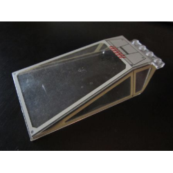 Windscreen 12 x 6 x 2 with SW UCS X-wing Fighter Pattern (Sticker) - Set 7191