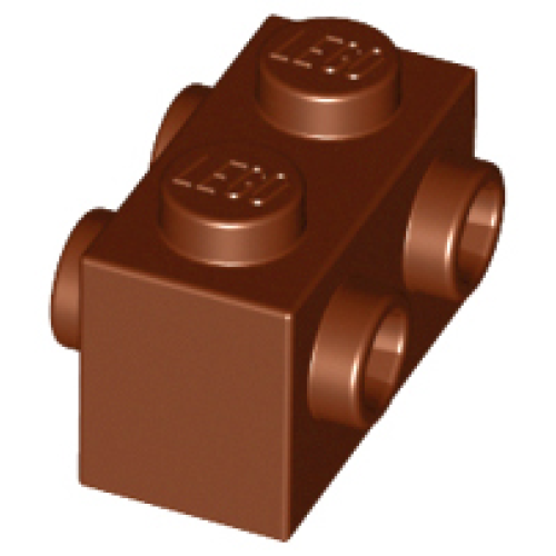 Деталь LEGO 52107 Brick, Modified 1 x 2 with Studs on 2 Sides