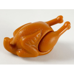 Turkey (Type 1) with Drumsticks 22mm with Oval Opening on Back (33048 / 42876)
