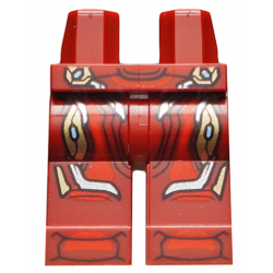 Hips and Legs with Red and Gold Armor Pattern Hips and Legs with Red and Gold Armor Pattern
