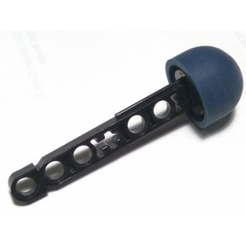 Деталь LEGO 32133ac03 Projectile Arrow, Liftarm Shaft with Solid Dark Blue Rubber End